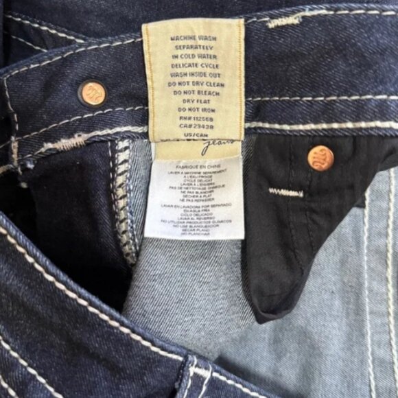 NWOT Miss Me Chloe Bootcut Jeans with Metallic Glitz Faux Flap Pockets Size 32 - Picture 13 of 13